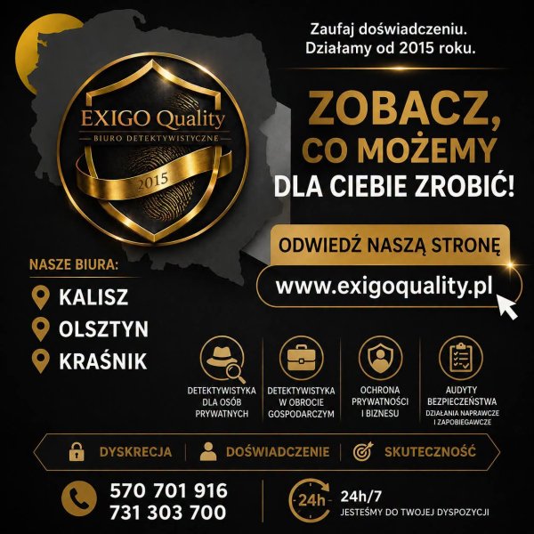 Detektyw Olsztyn, Ostróda