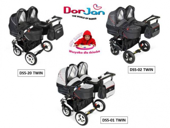 DorJan Danny Sport 5 Twin wózek 3 w 1 DS5 KOLORYSTYKA 2