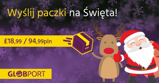 Paczki do/z Wlk. Brytanii na Święta - 94,99PLN za 31,5kg!