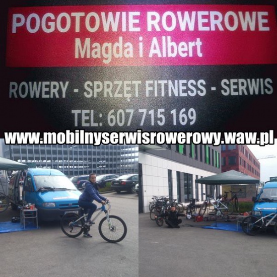 Mobilny Serwis Rowerowy Magda i Albert,Serwis rowerów Warszawa Piaseczno,Dojazd Do Klienta 24h,