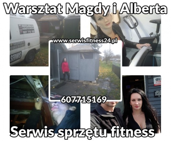 serwis,serwis fitness,kardio,vacu,rowerki domowe,stacjonarne,orbitreki /MAGDA I ALBERT Warsztat stac