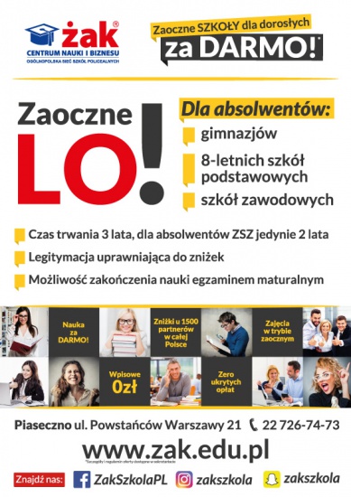 LO dla Dorosłych za darmo! Zainwestuj w swoją przyszłość już dziś