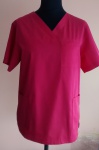 bluza chirurgiczna malinowa