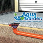 Drenaż melioracyjny, osuszanie działki - trawnika