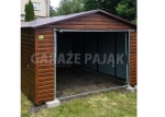 garaż balszany drewnopodobny 4x6 brama uchylna