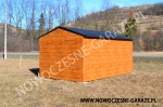garaż drewnopodobny