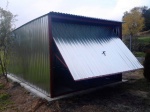 GARAŻE BLASZANE Z BLACHY TRAPEZOWEJ OCYNKOWANEJ