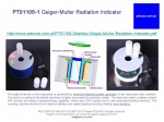Geiger-Muller Radiation Indicator