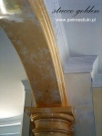 Golden stucco. Adamkk www.pieknestiuki.pl