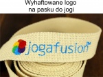 Haft na pasku do jogi lub innym pasku