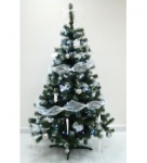 Jodła śnieżynka + strojenie