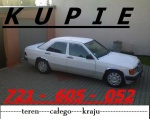 Kupimy zdecydowanie każdego Mercedesa 190 z silnikiem 2.0 lu