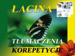 Łacina – Tłumaczenia z języka Łacińskiego i na Łaciński