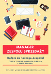 Manager Zespołu Sprzedaży