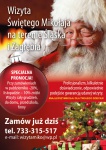 Nasza ulotka, profesjonalny Święty Mikołaj