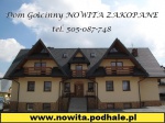 NOWITA ZAKOPANE ul. Podhalańska 48