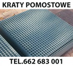 Ocynkowane kraty pomostowe, kraty wema , kraty podestowe ocy