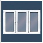 Okno trójdzielne profil IGLO 5 z Drutexu