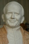 Papież Jan Paweł II - popiersie marmurowe 