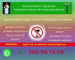 PSYCHOTESTY SZCZECIN. BADANIA KIEROWCÓW PO ALKOHOLU