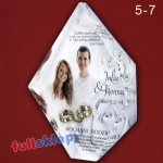 Szklana statuetka podziękowania dla rodziców