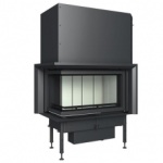 wkład grzewczy, kominkowy, stalowo-szamotowy