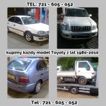 Zdecydowanie kupimy każdy model Toyoty z lat 1980-2010.