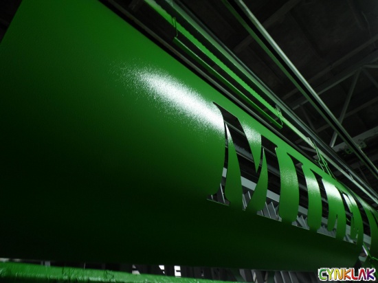 MALOWANIE PROSZKOWE i SYSTEM DUPLEX PIEC : 2,6 x 1,7 x 7M 