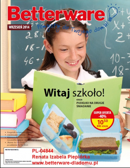 Dołącz do  klubu Betterware - kupuj dla siebie z katalogu taniej