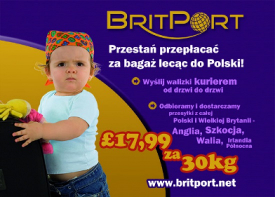 PACZKA Z/DO POLSKI - 17,99 GBP/ 94,99 PLN ZA 30KG