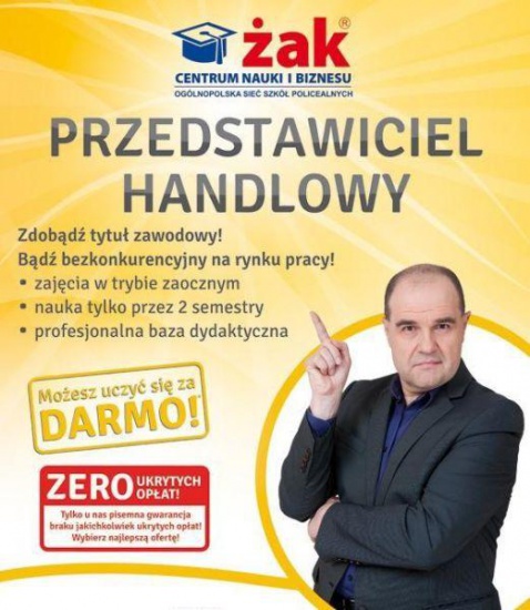 Przedstawiciel handlowy - zostań specjalistą w 1 rok!