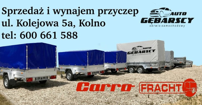 Sprzedaż przyczep samochodowych