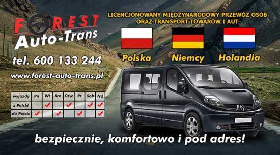 Busy do Niemiec i do Holandii Ostrów Rawicz Leszno Jarocin Głogów