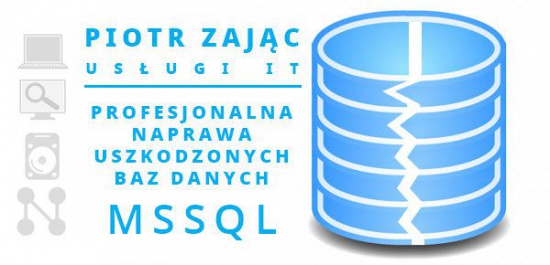 Skuteczna naprawa baz danych SQL trudne przypadki /  Naprawa bazy danych MSSQL, baz Płatnika, Wapro,
